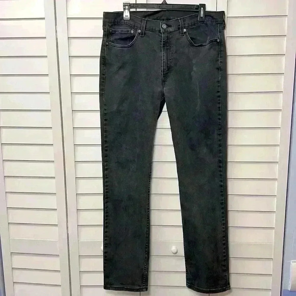 Levi’s 514 Straight Jeans 36x34 Gray - Picture 1 of 7